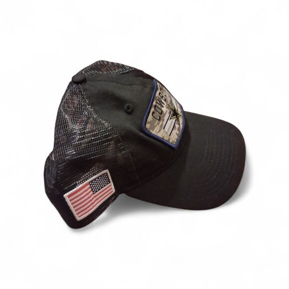 Dallas Cowboys New Era Salute To Service 9TWENTY Trucker Mesh OSFM Hat Cap - Picture 4 of 8